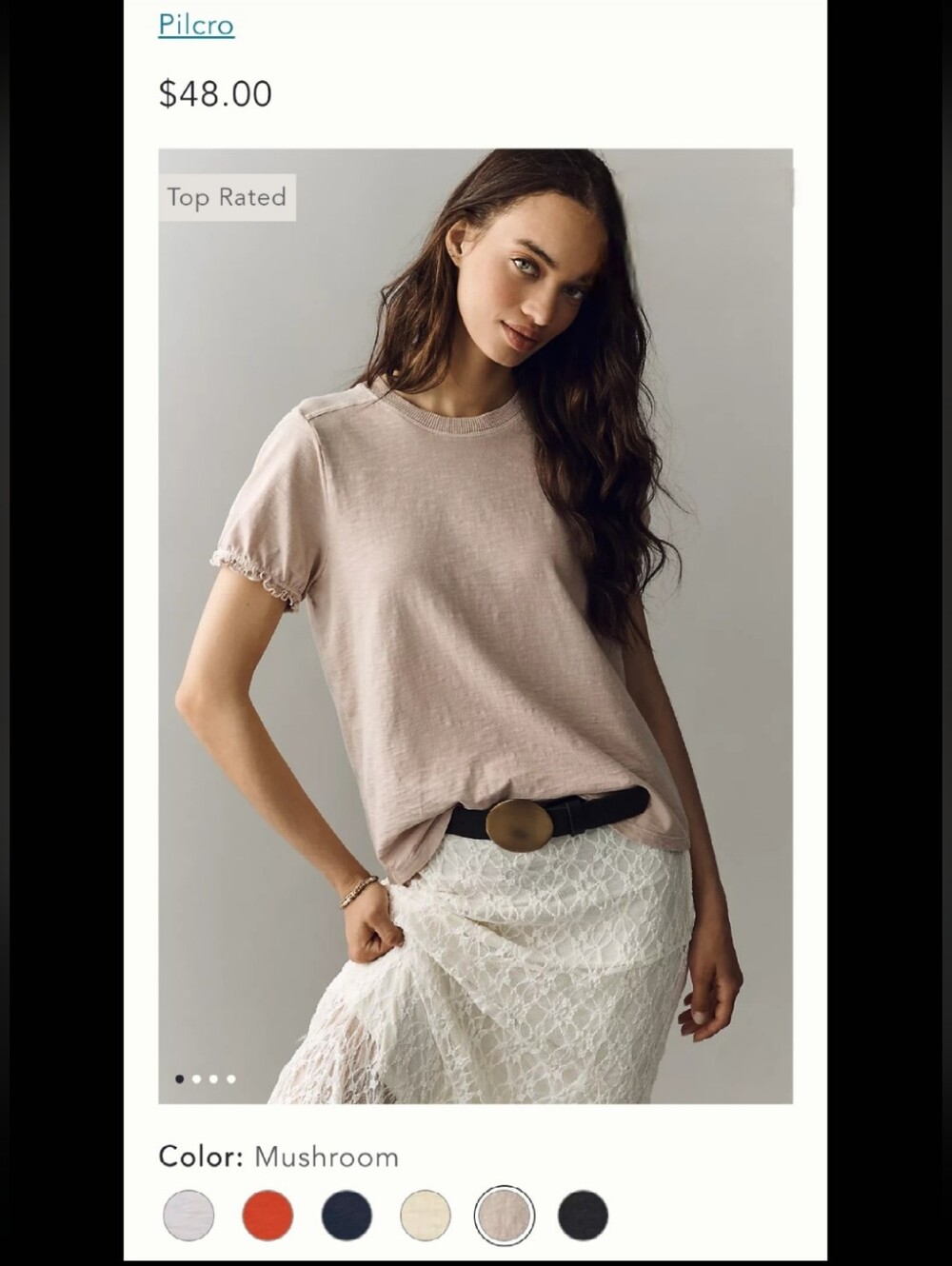 NWT Pilcro Anthropologie Top
